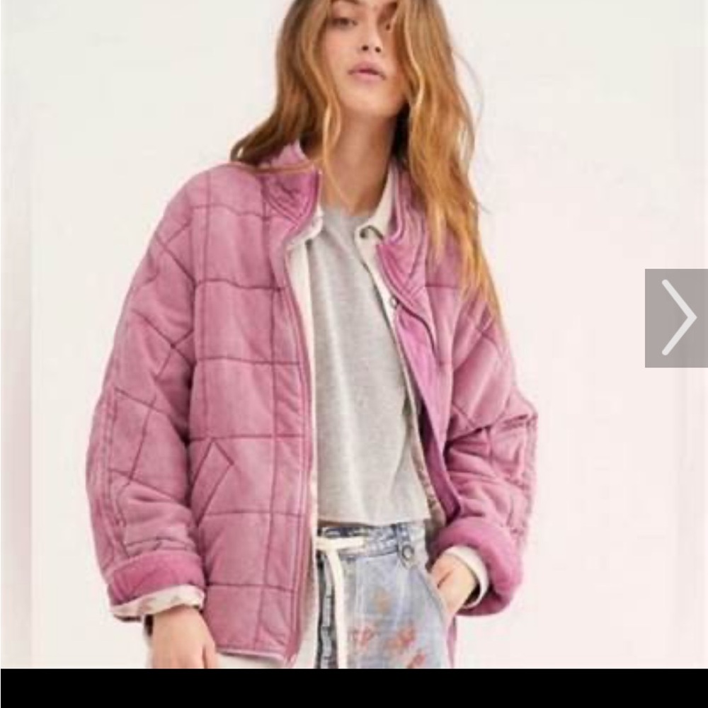 Free people quilted dolman jacket